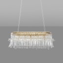 Loft Industry Modern - Hairy Glass Line Chandelier
